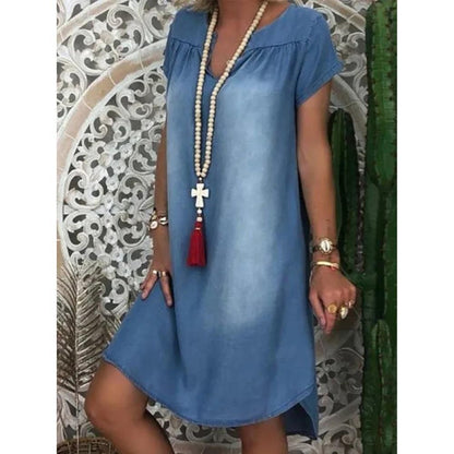 "Abella" Denim-Kleid