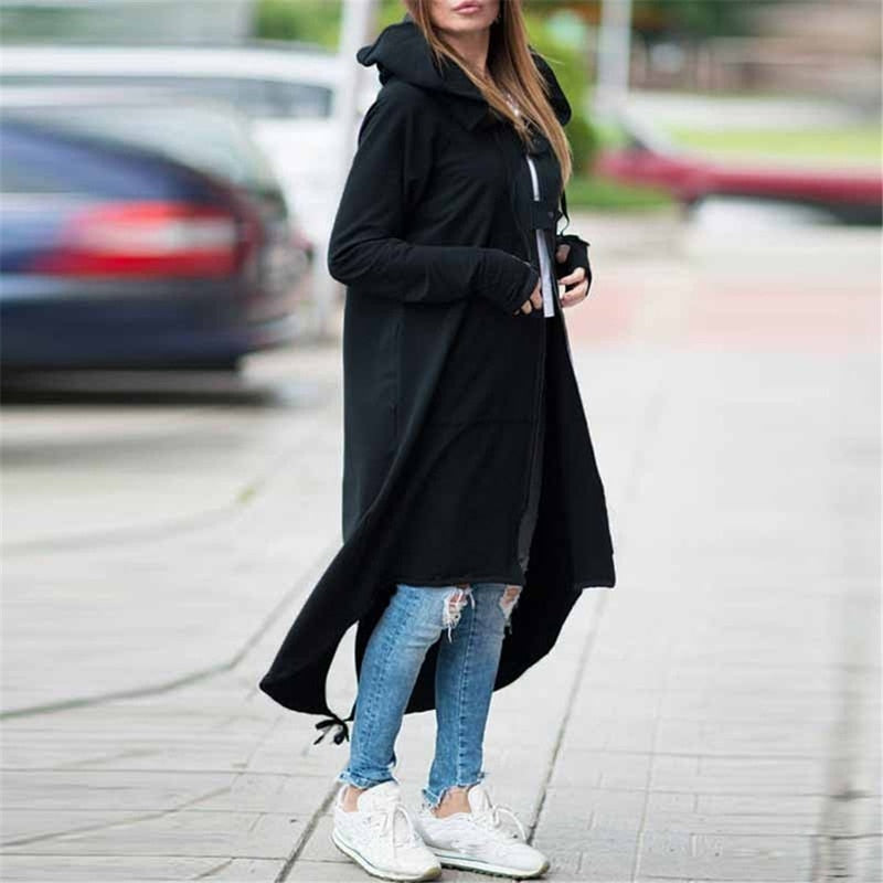 "Sarah" Sportliche Long-Sweatjacke