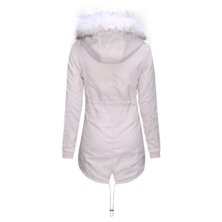 "Dora" Warmer Parka mit Kapuze