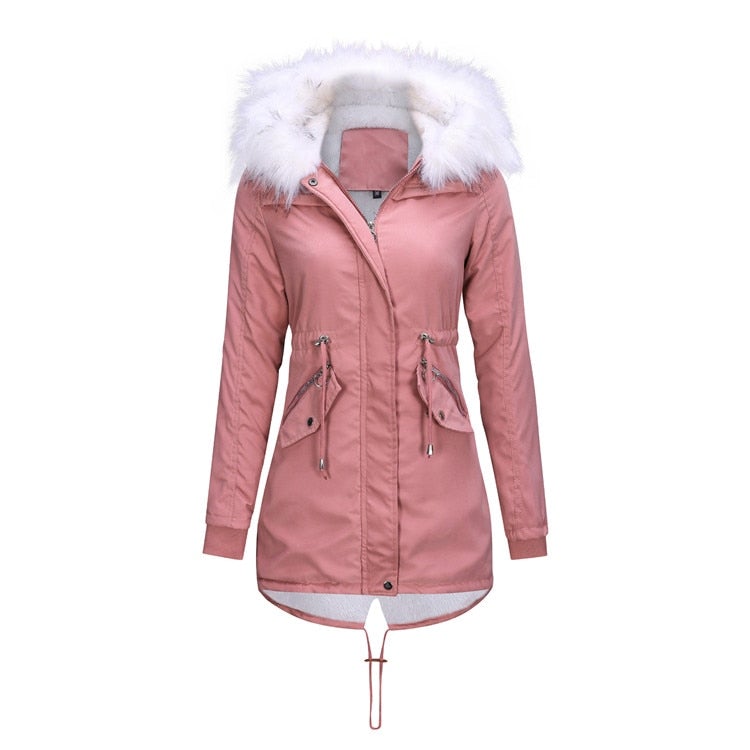 "Dora" Warmer Parka mit Kapuze