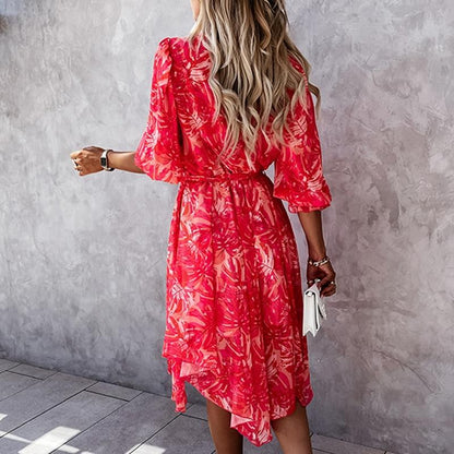 "Fiorela" Designer-Chiffon-Kleid