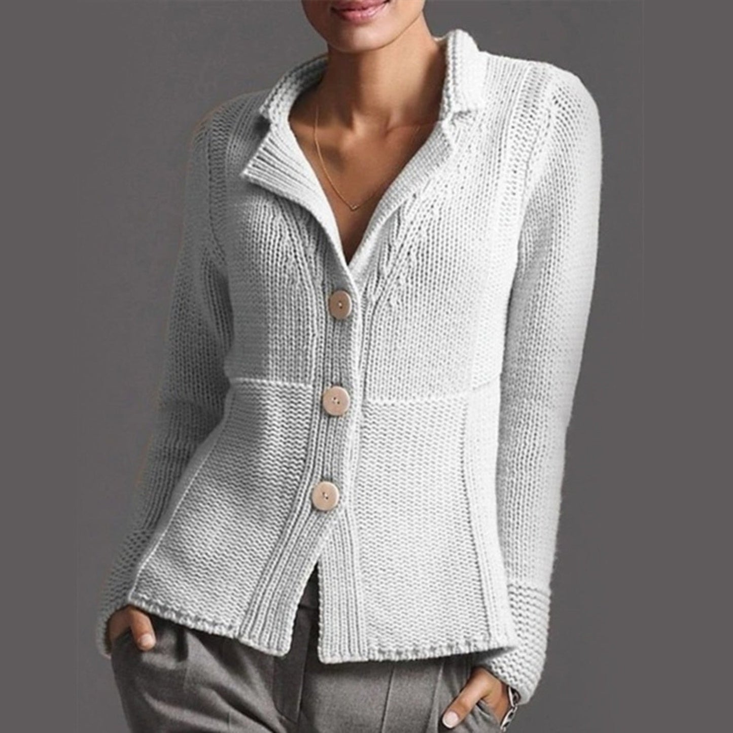 "Karoline" Elegante Strickjacke