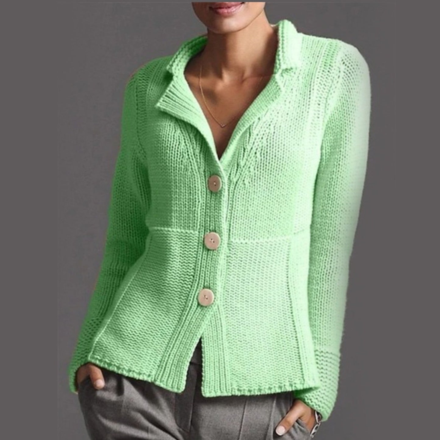 "Karoline" Elegante Strickjacke