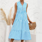 "Nedda" Gestreiftes Designer-Kleid