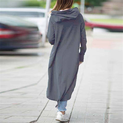 "Sarah" Sportliche Long-Sweatjacke