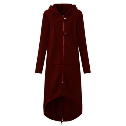 "Sarah" Sportliche Long-Sweatjacke