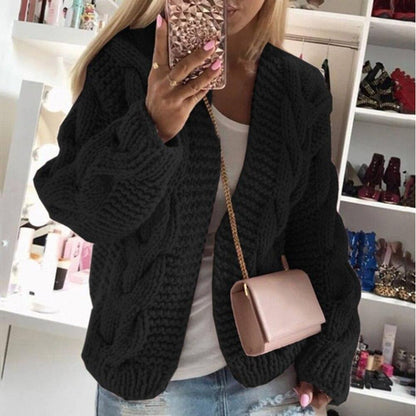 "Stella" Kurze Strickjacke