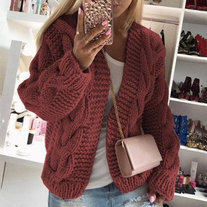 "Stella" Kurze Strickjacke