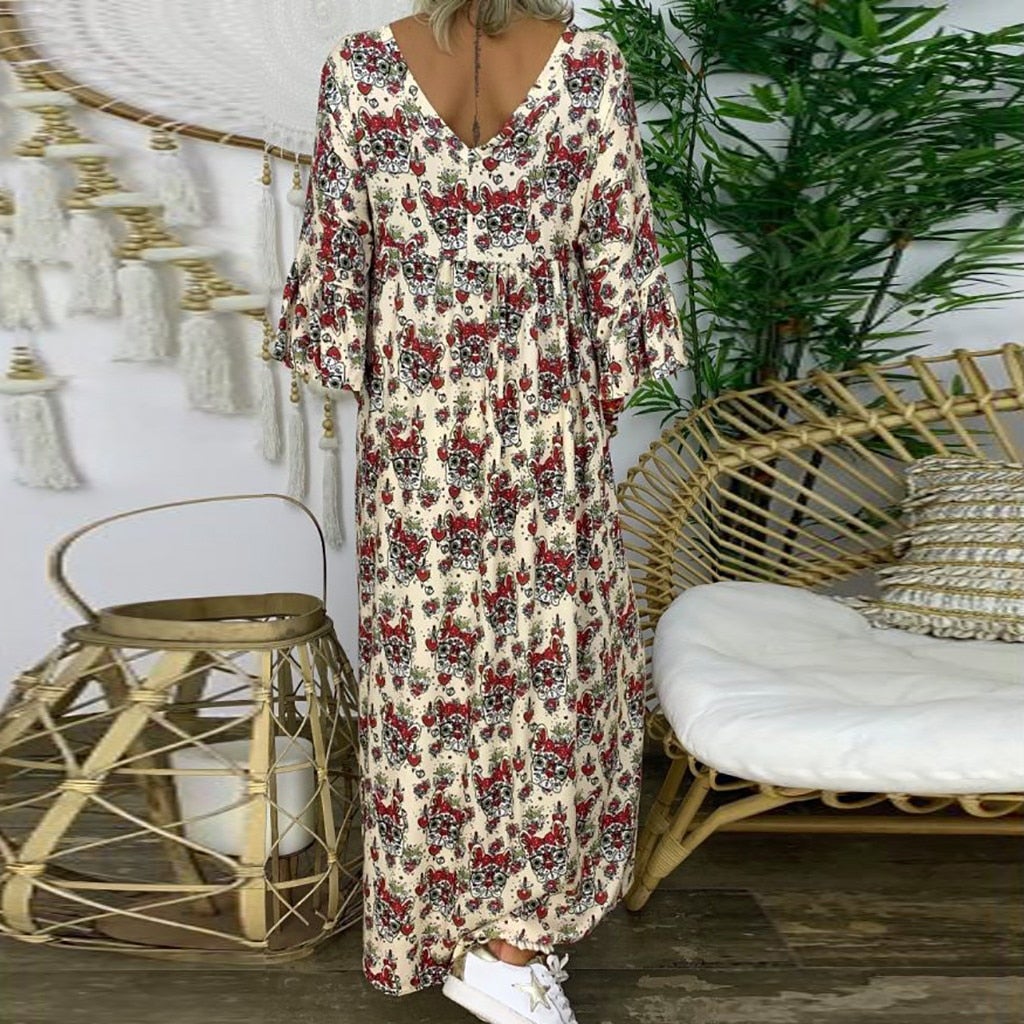 "Narella" Boho-Maxi-Kleid