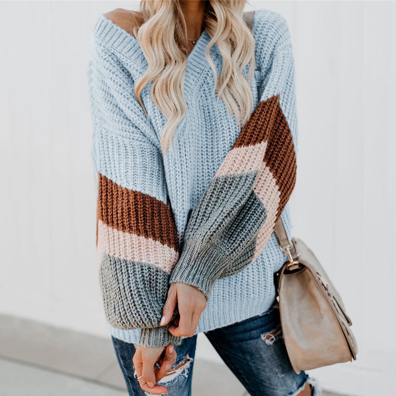 "Sarah" Modischer Strickpullover