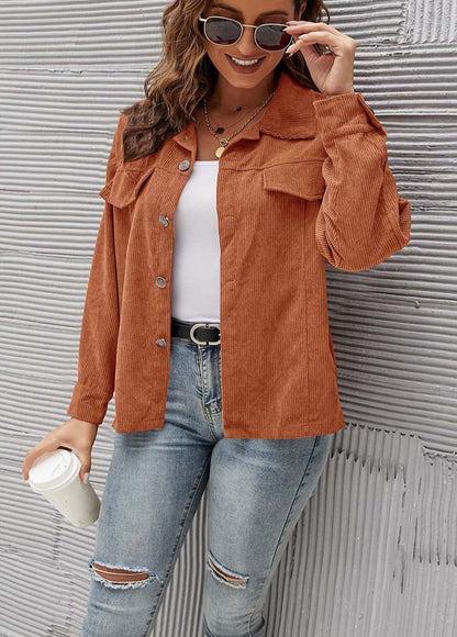 "Silvia" Moderne Cordjacke