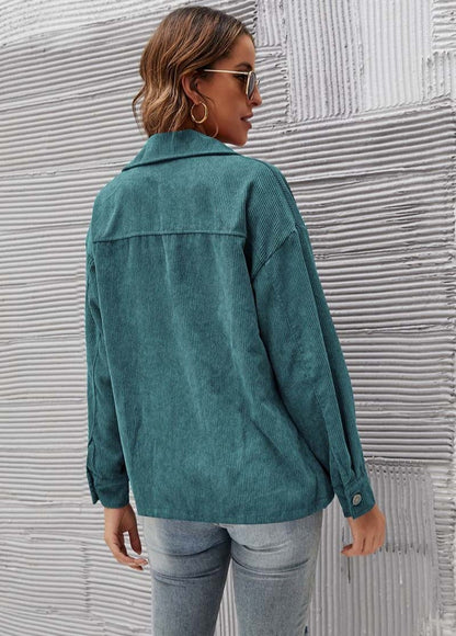 "Silvia" Moderne Cordjacke