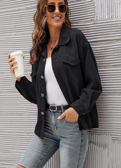 "Silvia" Moderne Cordjacke