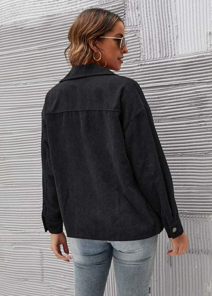 "Silvia" Moderne Cordjacke