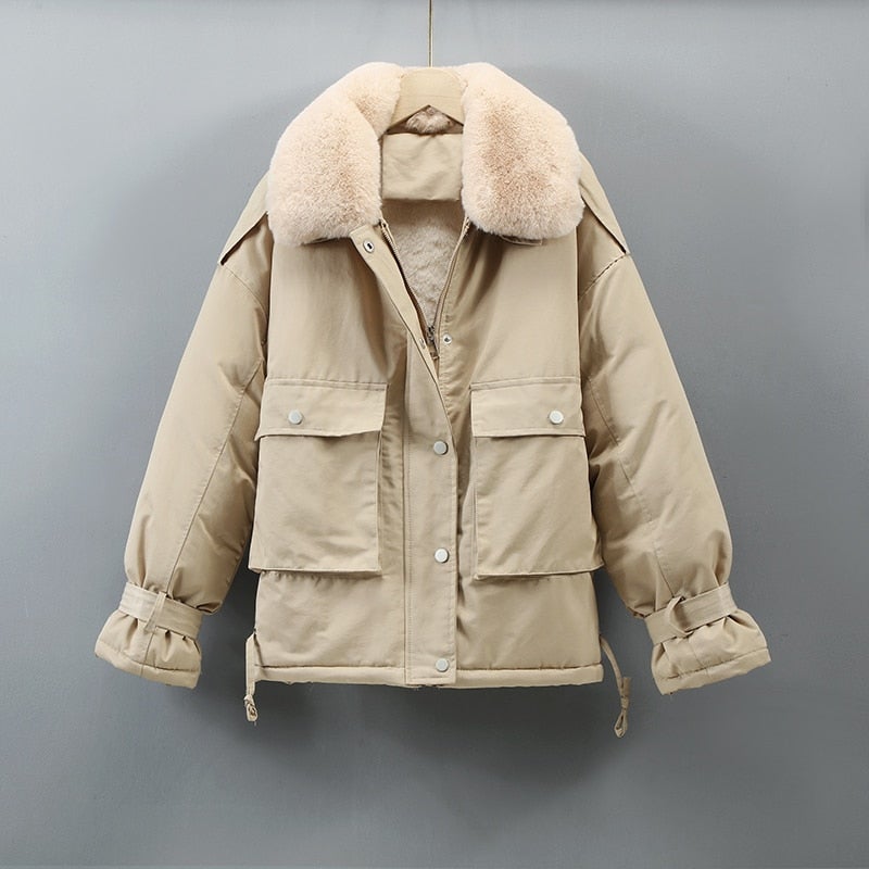 "Chloe" Lässige Parka Jacke