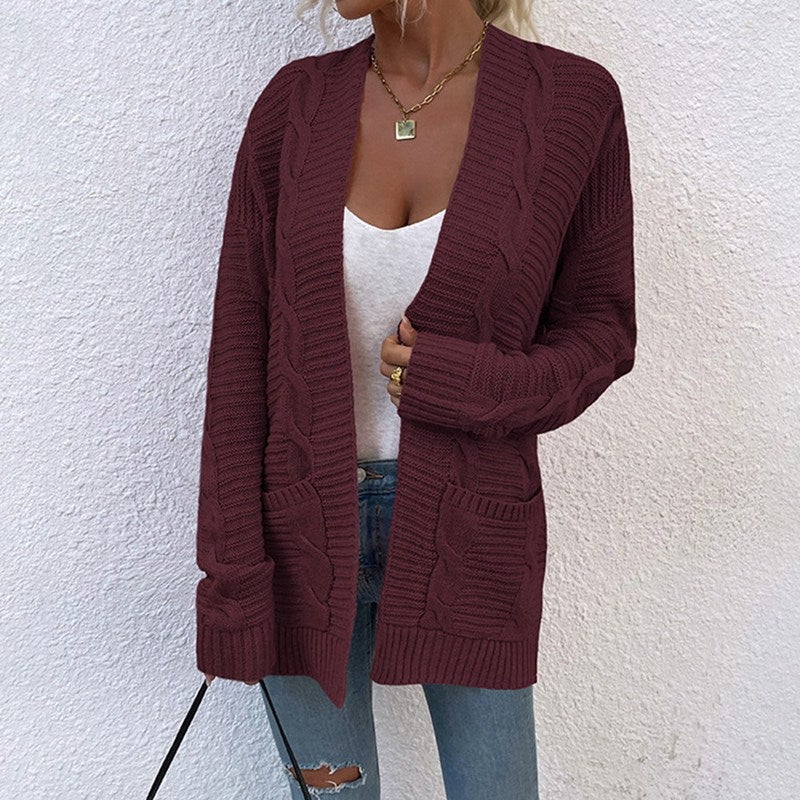 "Milena" Klassische Strickjacke