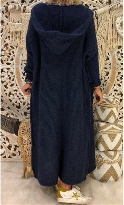 "Donatela" Lange Strickjacke