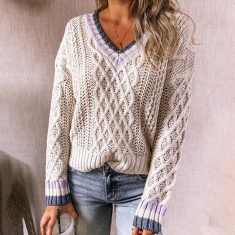 "Paulina" Lässiger Strickpullover