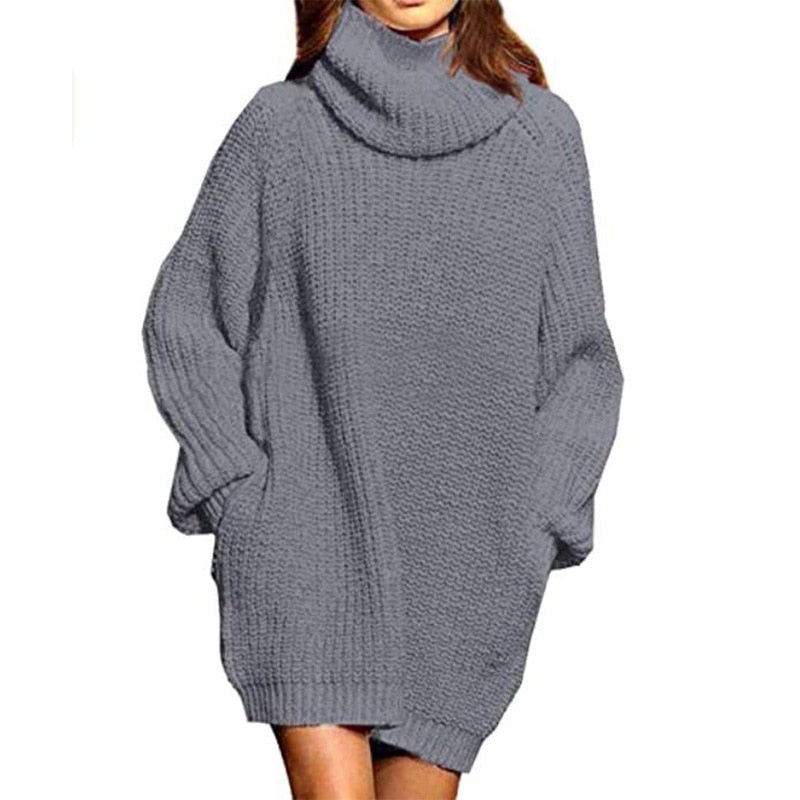 "Paolina" Langer Strickpullover