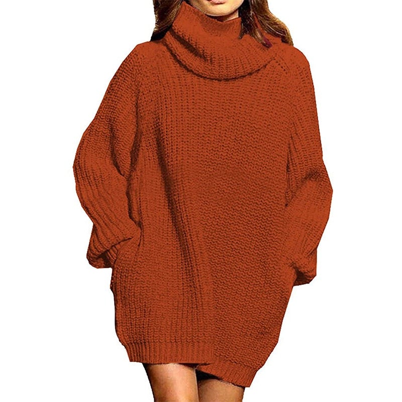 "Paolina" Langer Strickpullover