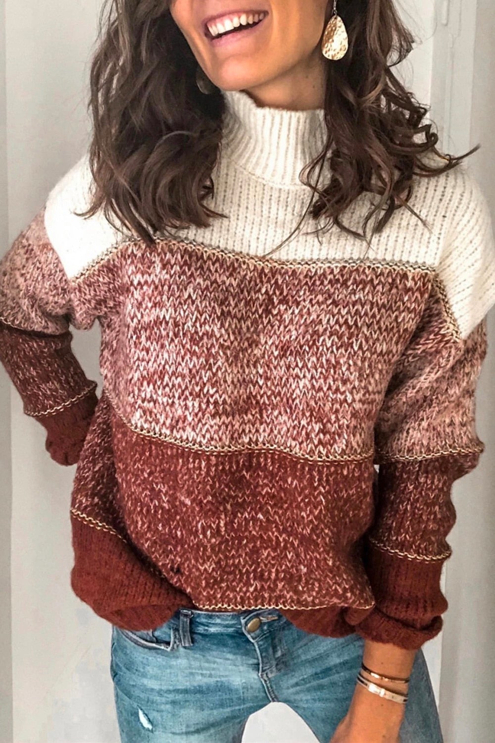 "Milena" Lässiger Strickpullover