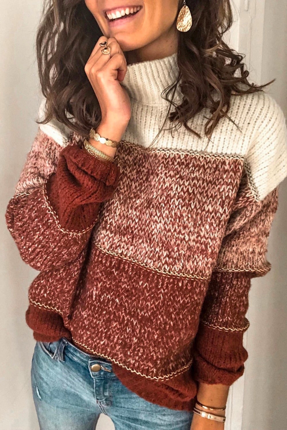 "Milena" Lässiger Strickpullover