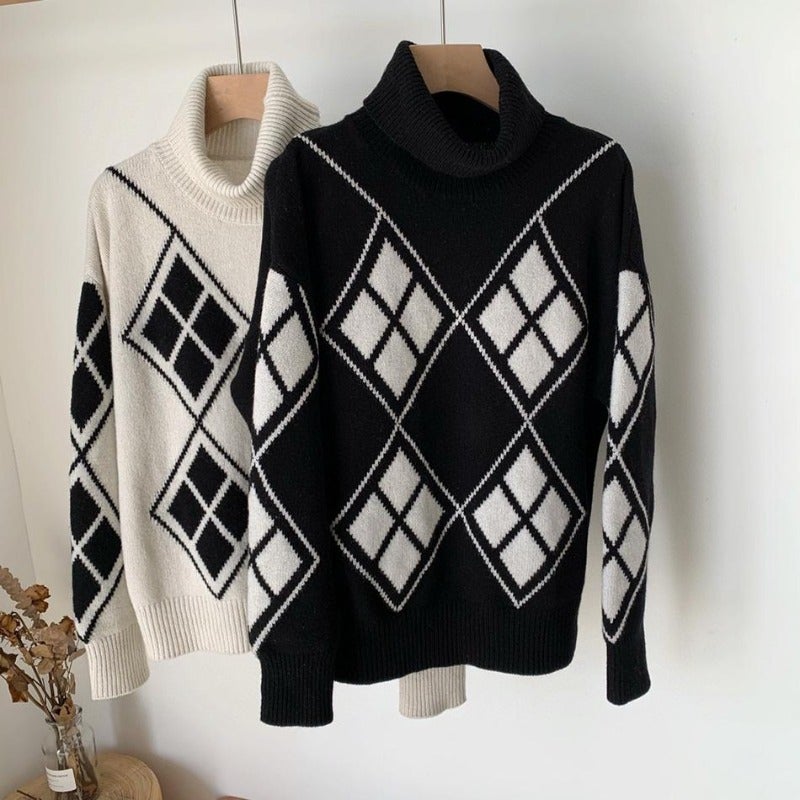 "Daniela" Lässiger Rollkragenpullover