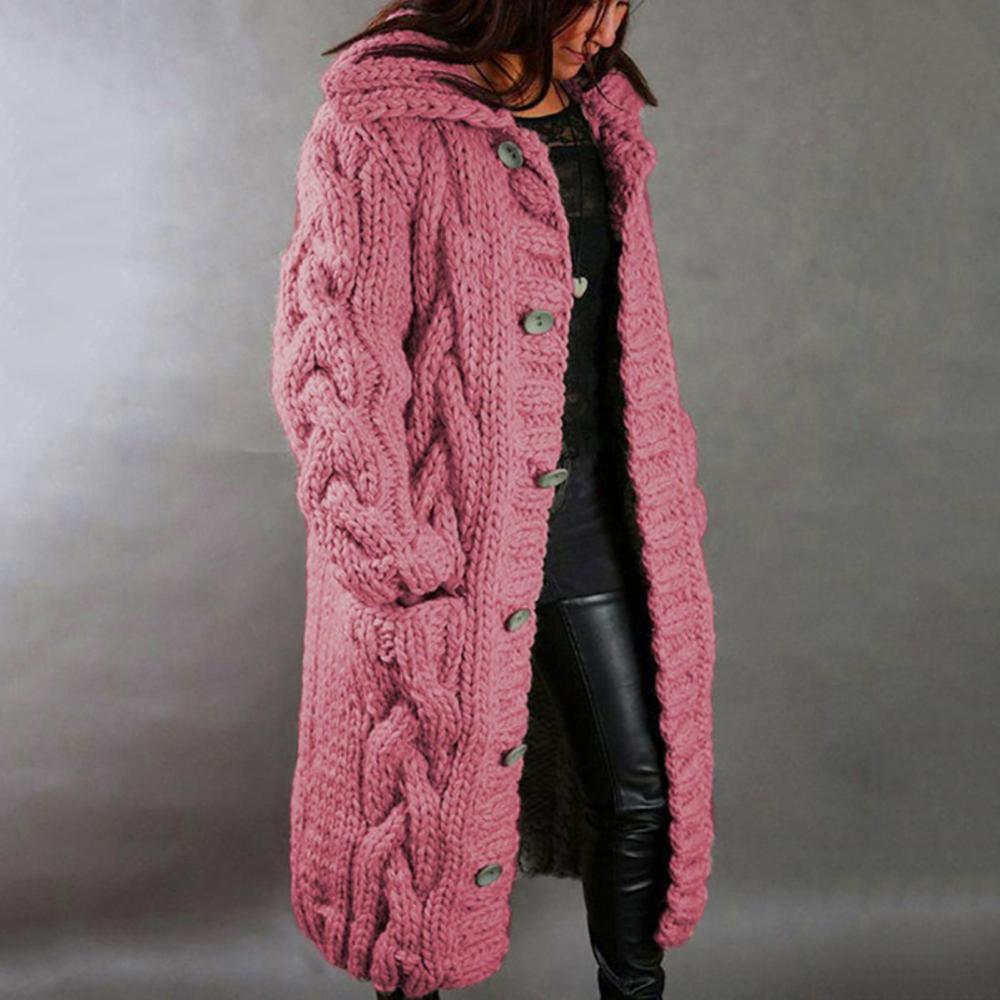 "Tamara" Warme Longstrickjacke