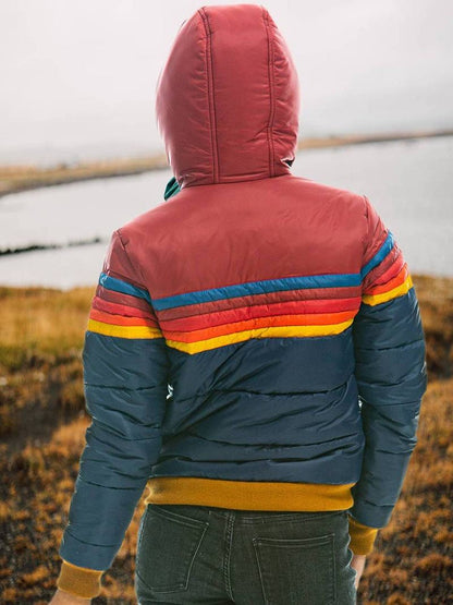 "Eva" Bunte Steppjacke