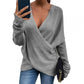 "Emma" Eleganter Überschlagpullover