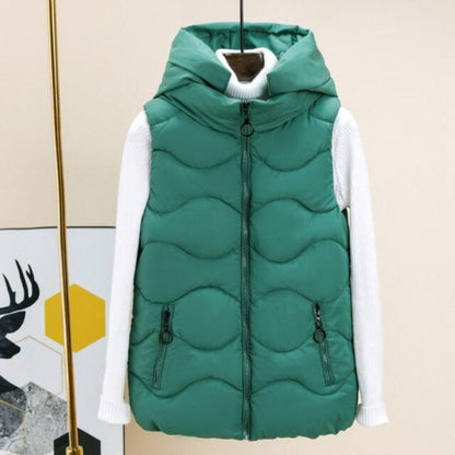 "Nicolina" Modische Weste mit Strickärmeln