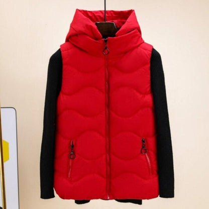 "Nicolina" Modische Weste mit Strickärmeln