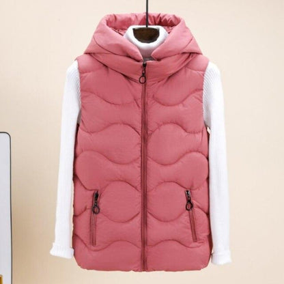 "Nicolina" Modische Weste mit Strickärmeln