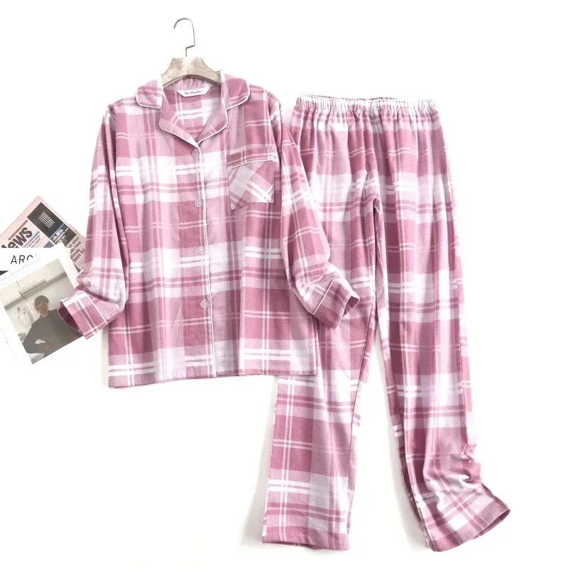 Cymopeleia | Pyjama-Sets aus Baumwollflanell