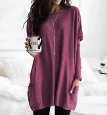 Übergroßer Langarmpullover Für Damen | Warm