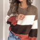 Gestreifter Colorblock-Pullover – Lässiger Stil mit müheloser Wärme