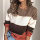 Gestreifter Colorblock-Pullover – Lässiger Stil mit müheloser Wärme