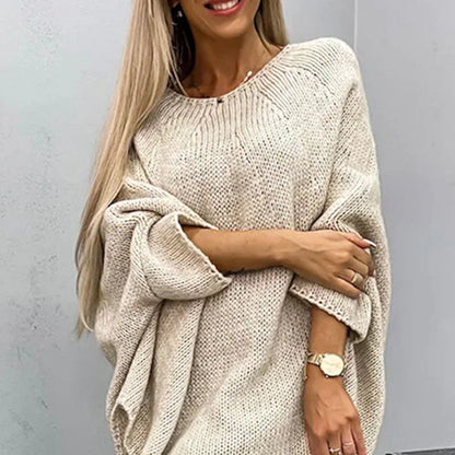Stylischer Grobstrickpullover für Damen | Lässig
