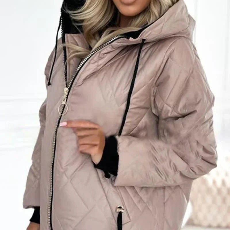 Maelis | Steppjacke mit hohem Kragen