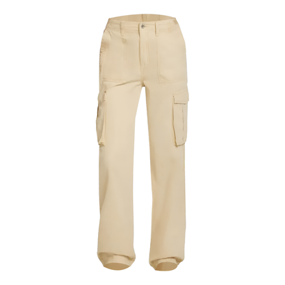 Janan | Damen Cargohose mit gerader Passform