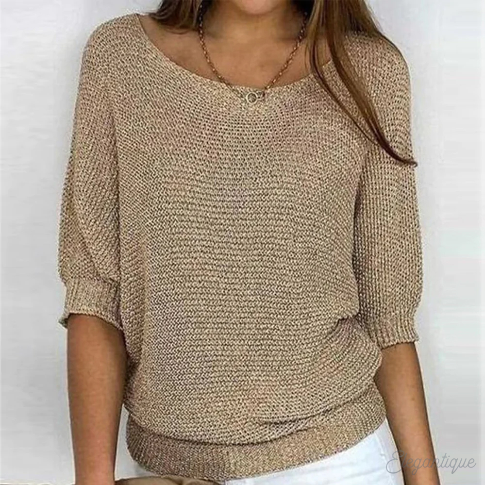 Fledermausärmel-Pullover – Entspannte Eleganz mit mühelosem Charme