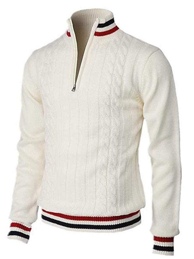 Samuel - Stylischer Zip Up Herren Pullover