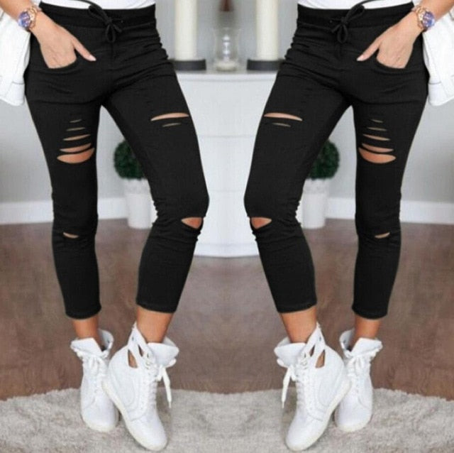 Trendy Ripped Joggers – Komfort trifft Style