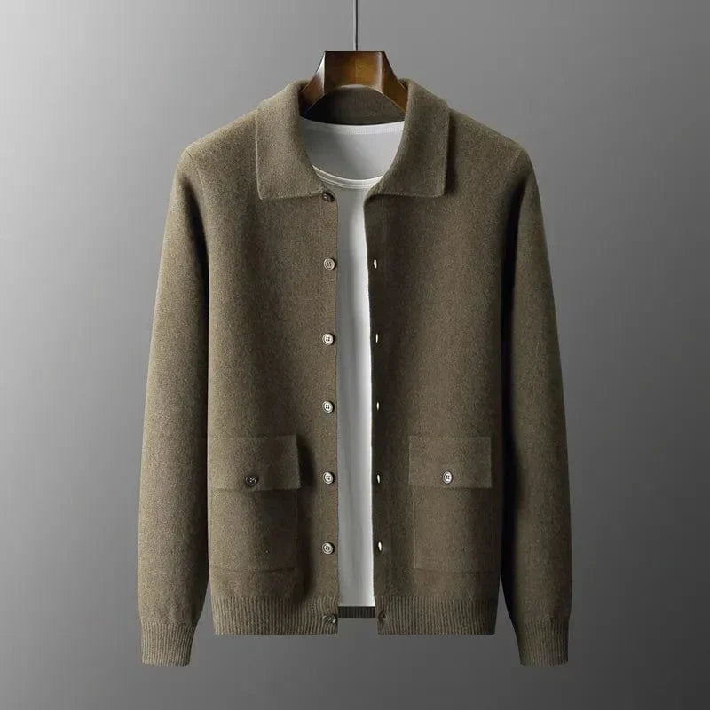 Gavino Strickjacke aus 100% Merinowolle