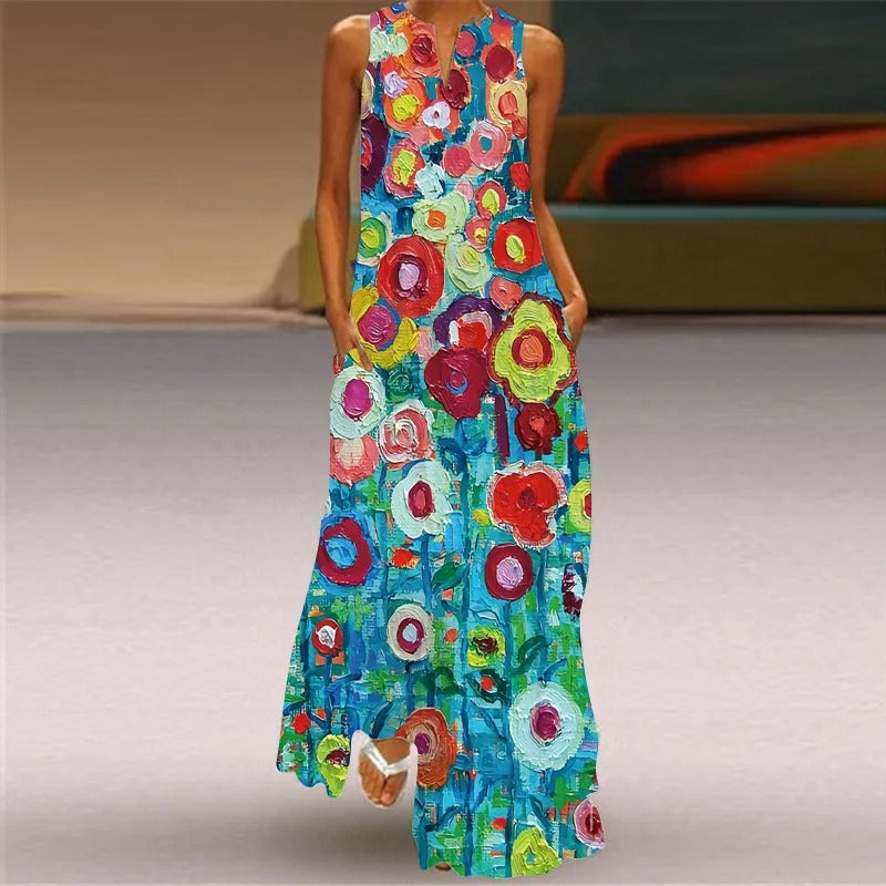 Gemma - Retro Print Kleid