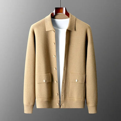 Gavino Strickjacke aus 100% Merinowolle