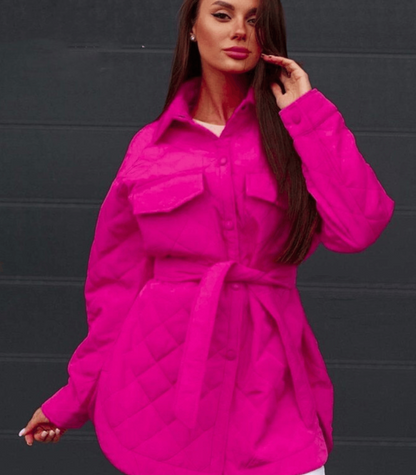 Lockere Wattierte Jacke in Übergröße - Carline