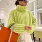 Damen Grobstrick-Rollkragenpullover | Winter