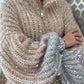 Chloe - Damen Strickjacke mit Glitzer