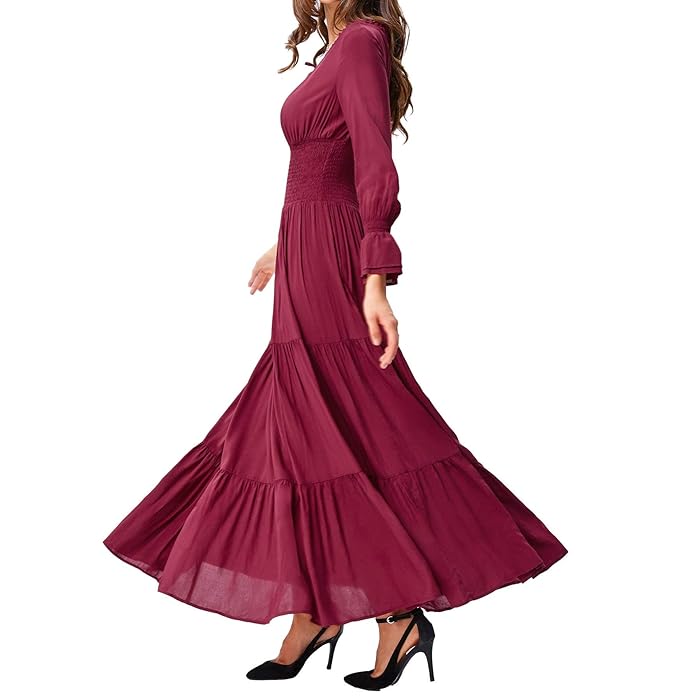 YOELLE - Medieval Vintage Langarmkleid